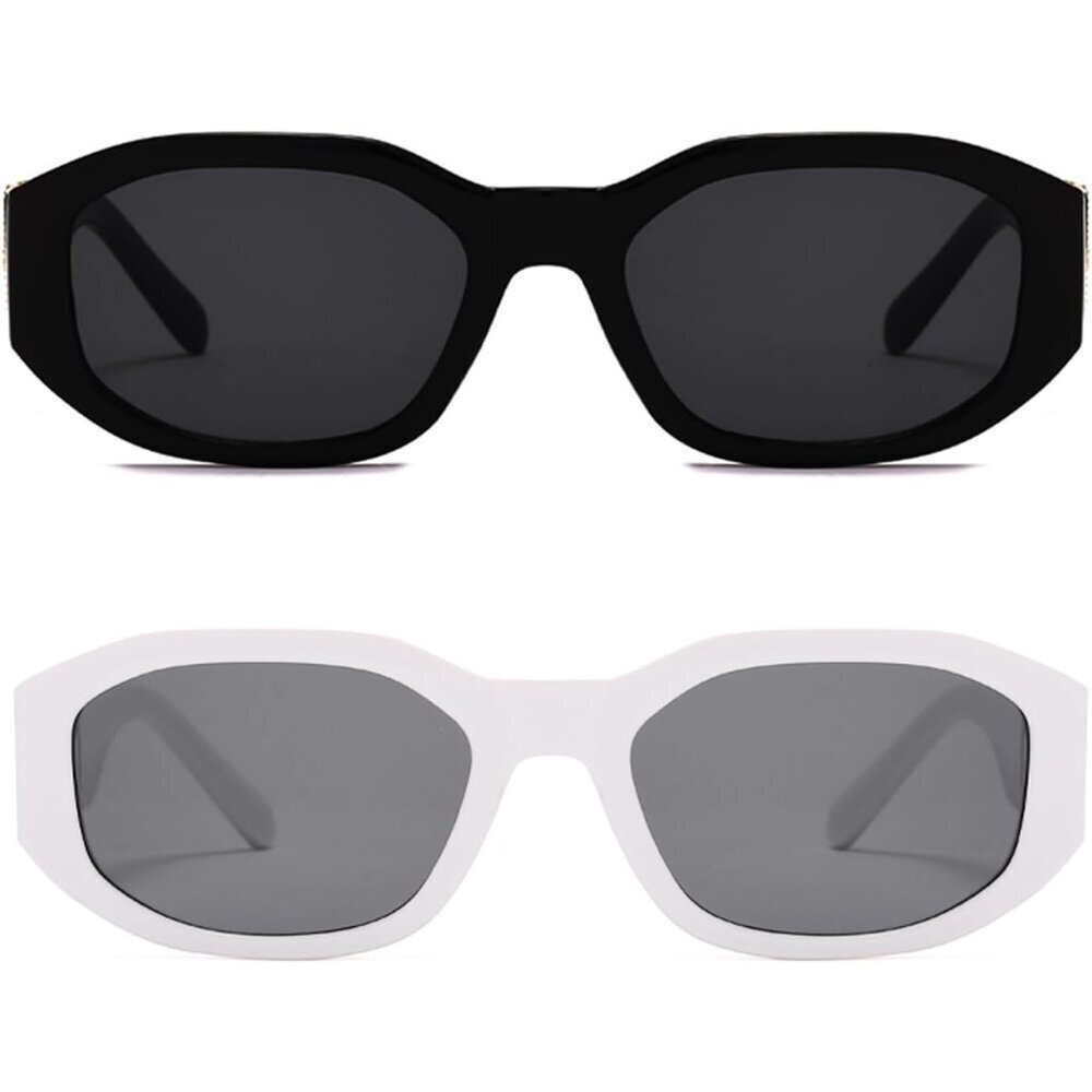 Rectangle Sunglasses Women Retro Frame UV400 Protection Vintage Fashion - Picture 6 of 6
